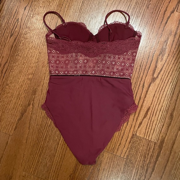 NWT Jonathan Simkhai Lace Bustier One Piece Swimsuit - Picture 9 of 10